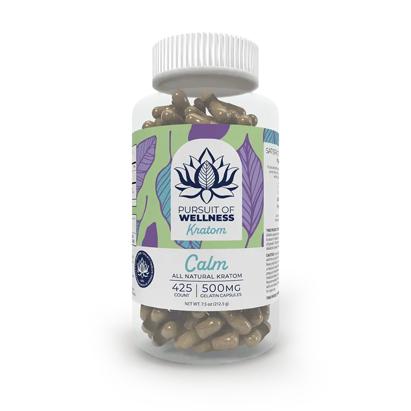 calm-425 pursuit of wellness calm kratom