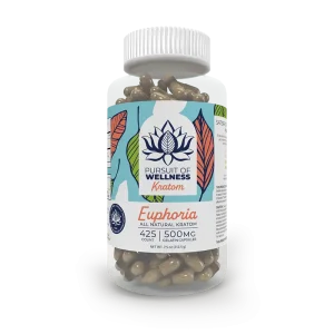 pursuit of wellness euphoria kratom capsules