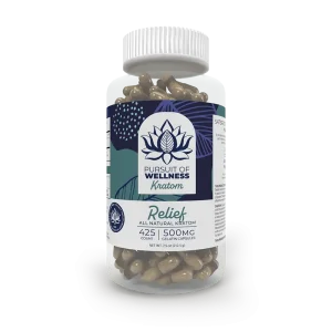 pursuit of wellness relief kratom capsules