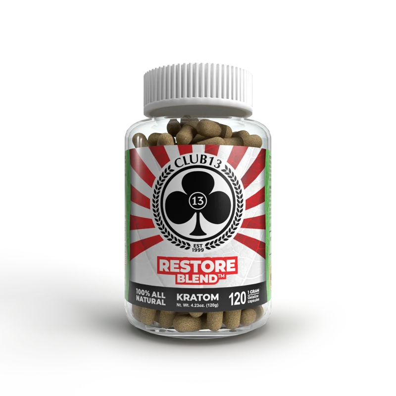 restore blend kratom capsules