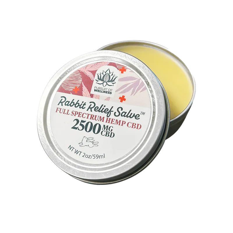 Rabbit relief salve full spectrum hemp cbd
