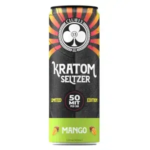 50 MIT Mango Kratom Seltzer