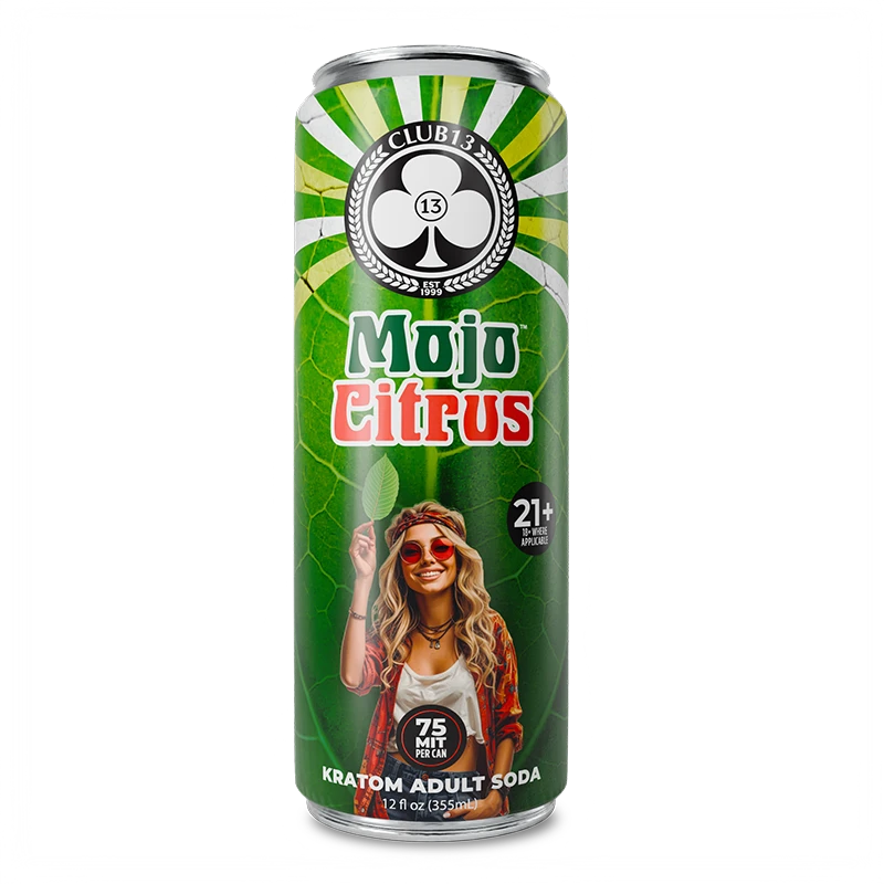 club13 kratom soda mojo citrus